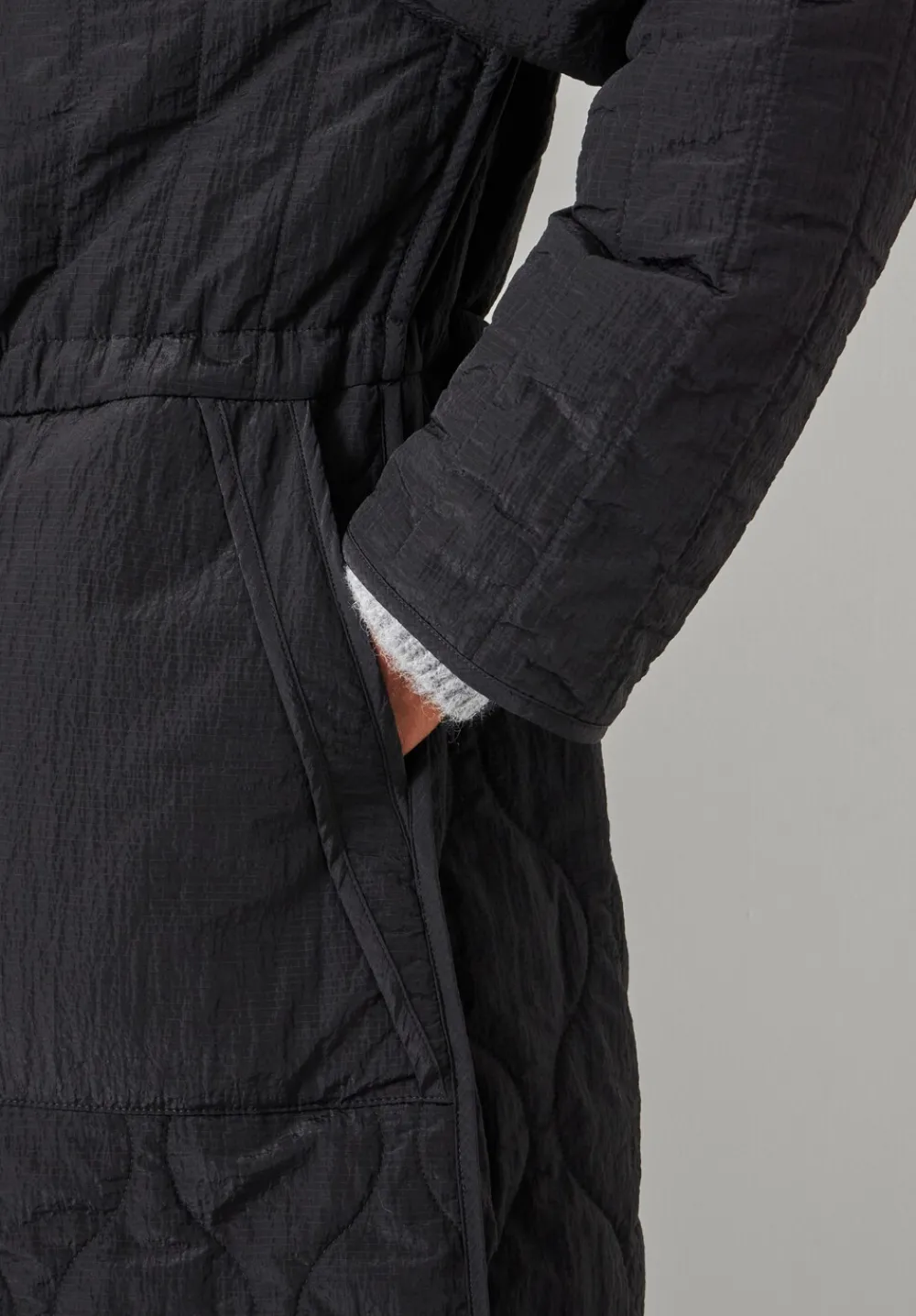 hush Jackets & Coats|Quilted Reversible Jacket Black/Burgundy Red
