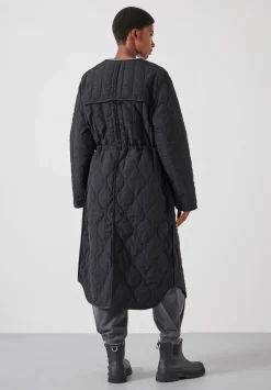 hush Jackets & Coats|Quilted Reversible Jacket Black/Burgundy Red