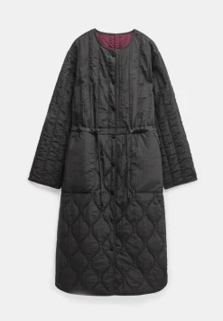 hush Jackets & Coats|Quilted Reversible Jacket Black/Burgundy Red