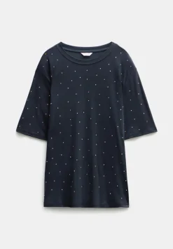 hush Tops & T-Shirts|Rae Rhinestone T-Shirt Black