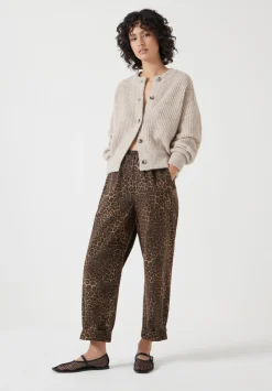 hush Jumpers & Cardigans|Raven Wool Blend Cardigan Oatmeal