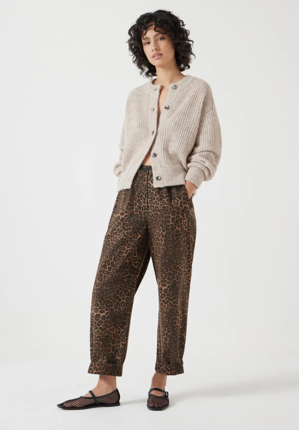 hush Jumpers & Cardigans|Raven Wool Blend Cardigan Oatmeal