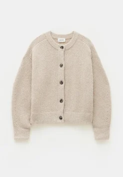 hush Jumpers & Cardigans|Raven Wool Blend Cardigan Oatmeal