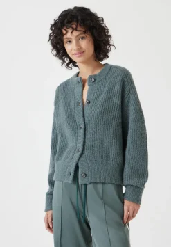 hush Jumpers & Cardigans|Raven Wool Blend Cardigan Sage Green