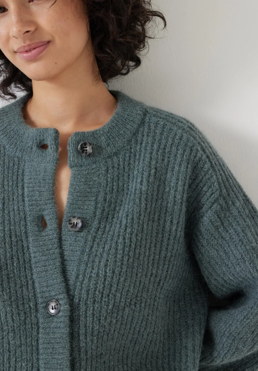 hush Jumpers & Cardigans|Raven Wool Blend Cardigan Sage Green