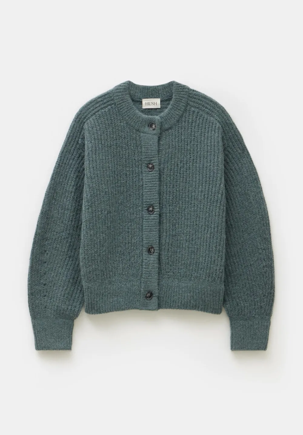 hush Jumpers & Cardigans|Raven Wool Blend Cardigan Sage Green