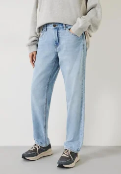 hush Jeans|Relaxed Fit Boyfriend Jeans Pale Blue Authentic