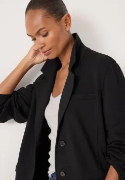 hush Jackets & Coats|Relaxed Ponte Blazer Black