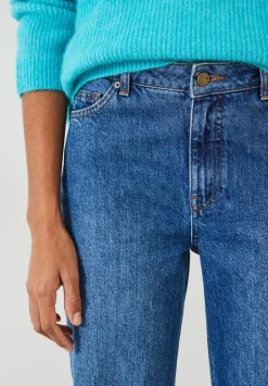 hush Jeans|Remy Straight Slouch Jeans Mid Authentic Blue