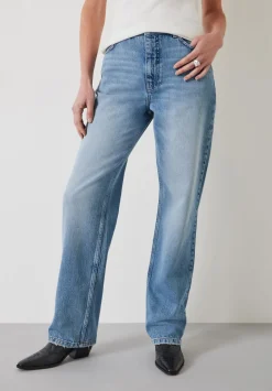 hush Jeans|Remy Straight Slouch Jeans Light Authentic Blue