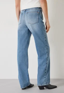 hush Jeans|Remy Straight Slouch Jeans Light Authentic Blue