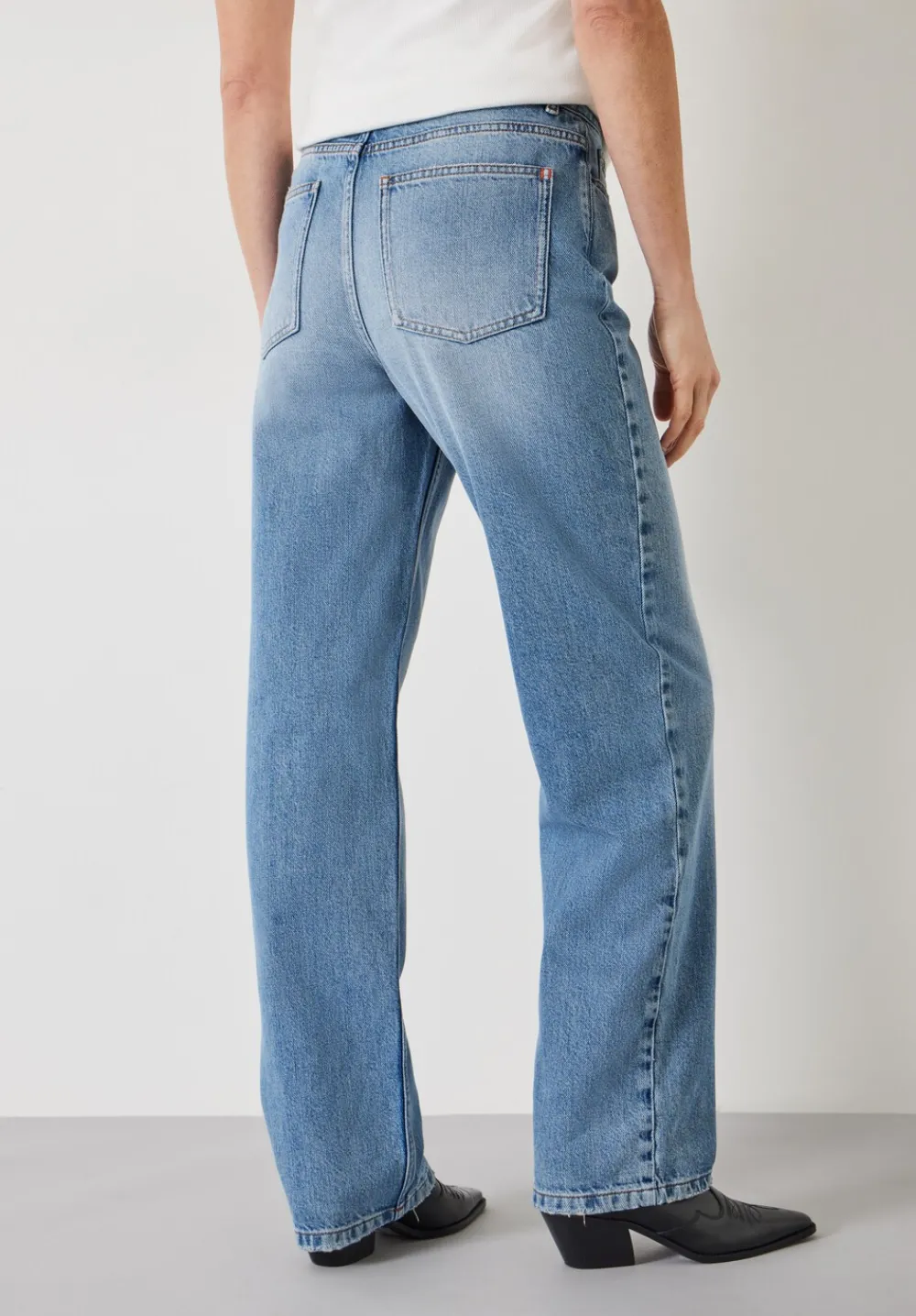 hush Jeans|Remy Straight Slouch Jeans Light Authentic Blue