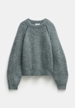 hush Jumpers & Cardigans|River Brushed Boxy Jumper Sage Green