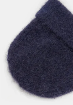 hush Hats|River Rib Alpaca Blend Beanie Midnight Navy