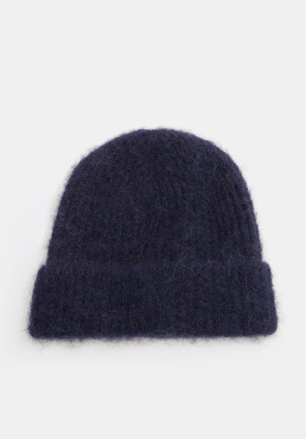 hush Hats|River Rib Alpaca Blend Beanie Midnight Navy