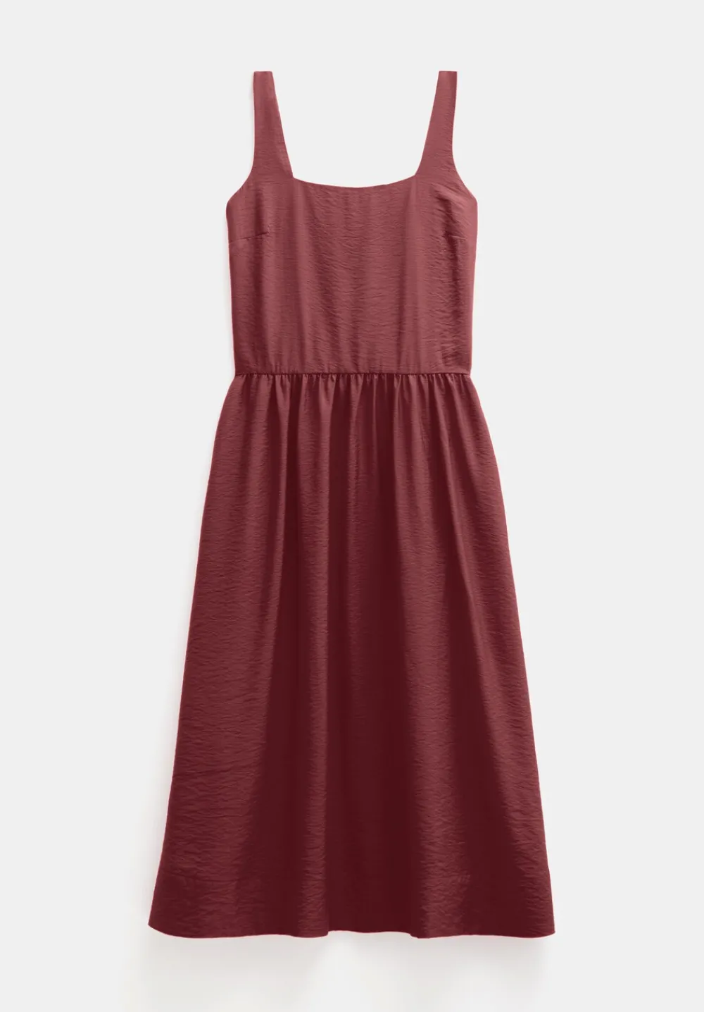 hush Dresses|Romi Technical Sleeveless Midi Ballerina Dress Port Red