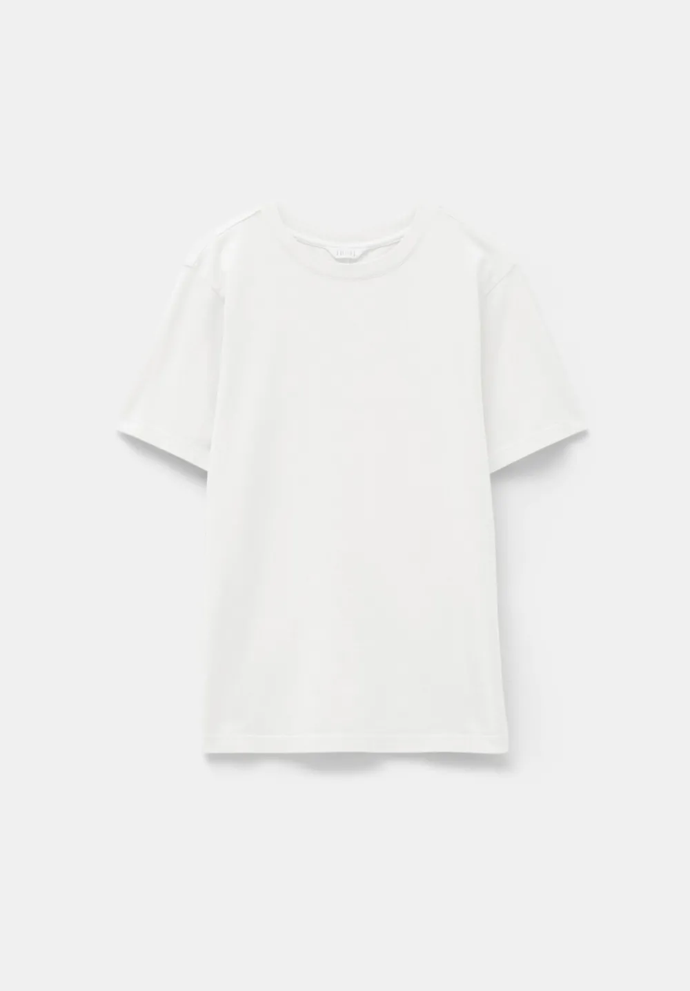 hush Tops & T-Shirts|Rosie Regular Fit Cotton T-Shirt White