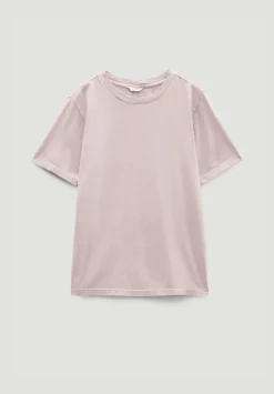 hush Tops & T-Shirts|Rosie Regular Fit Cotton T-Shirt Rosewood Pink