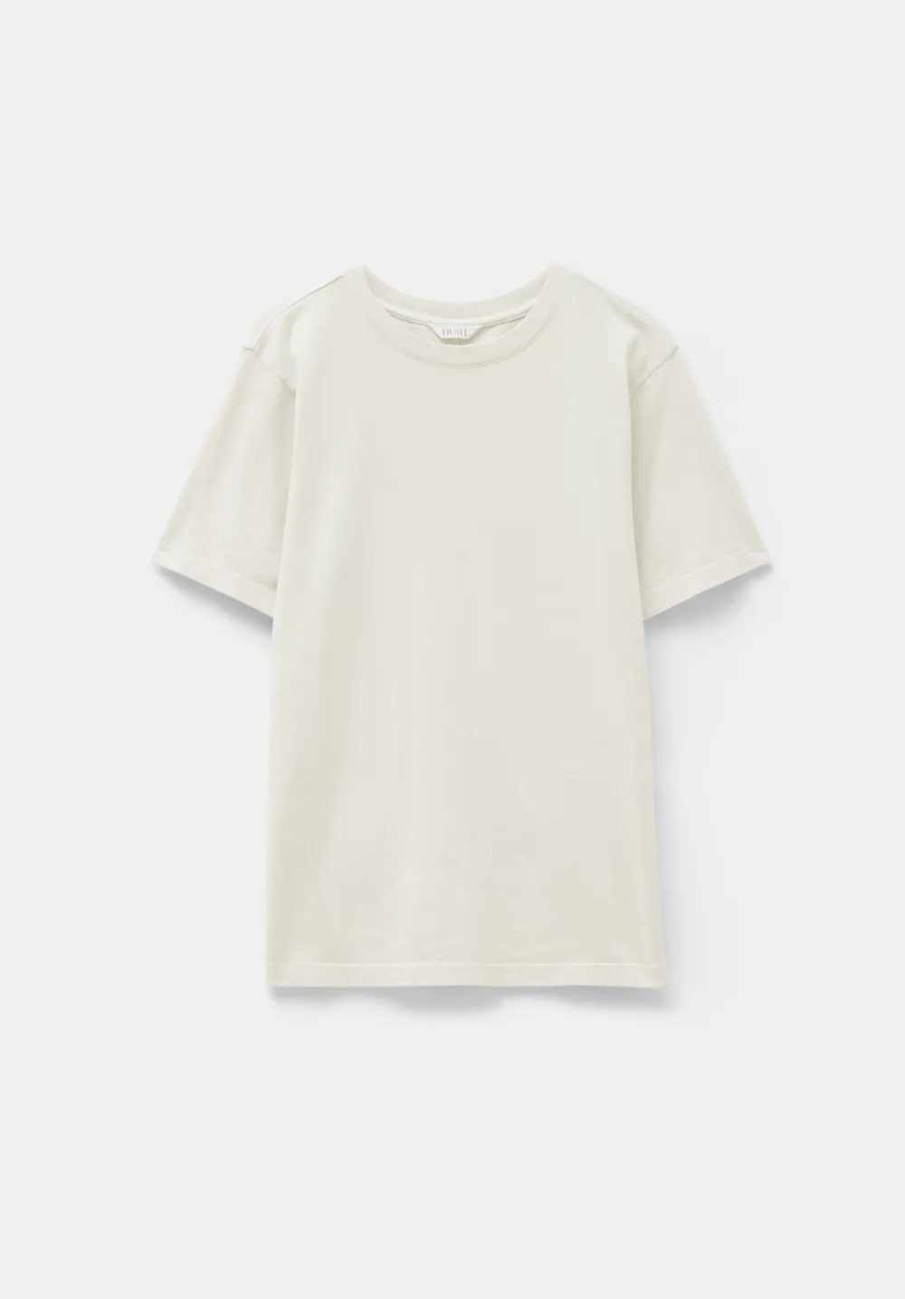 hush Tops & T-Shirts|Rosie Regular Fit Cotton T-Shirt Light Beige