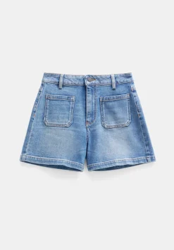 hush Shorts|Rowan Denim Shorts Mid Blue Authentic