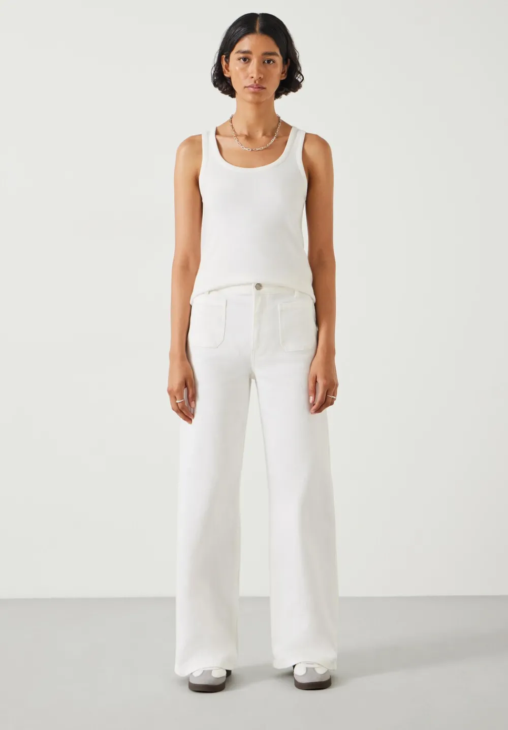 hush Jeans|Rowan Flared Jeans White
