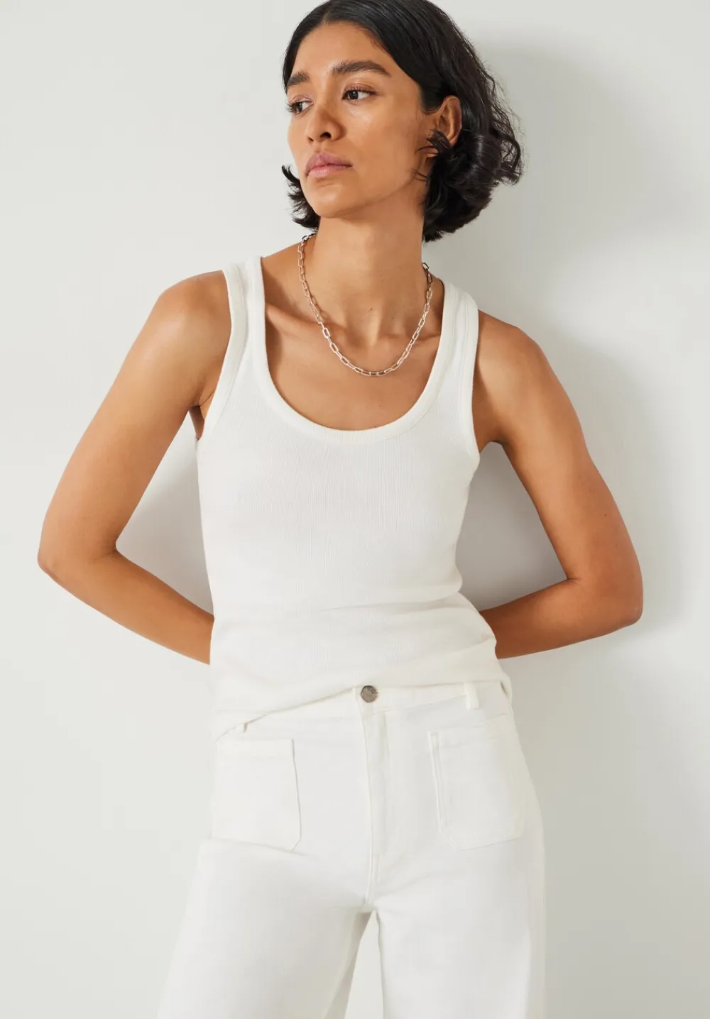 hush Jeans|Rowan Flared Jeans White