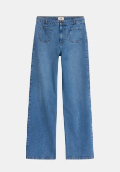 hush Jeans|Rowan Flared Jeans Mid Authentic Blue