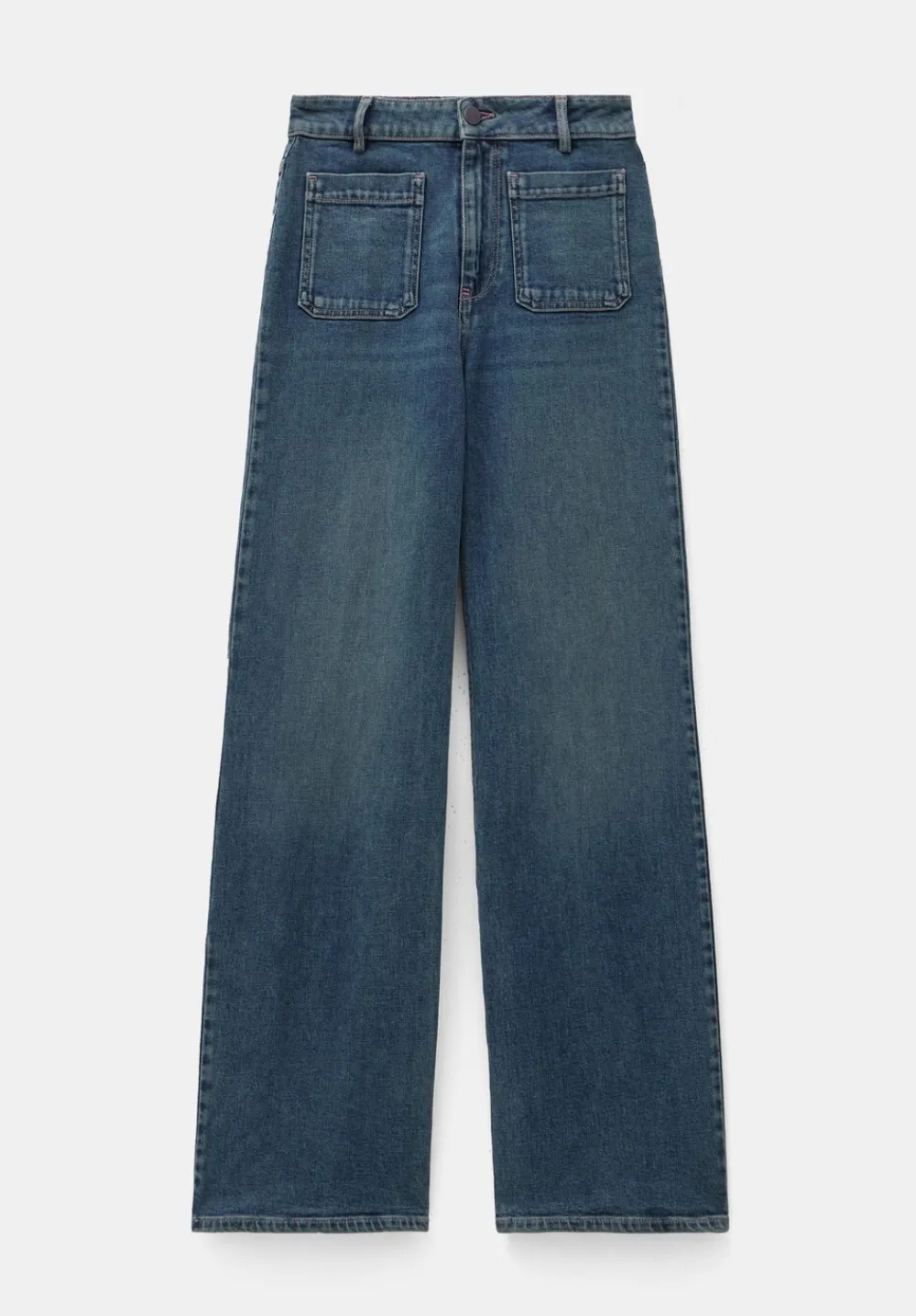 hush Jeans|Rowan Flared Jeans Green Rinse Wash