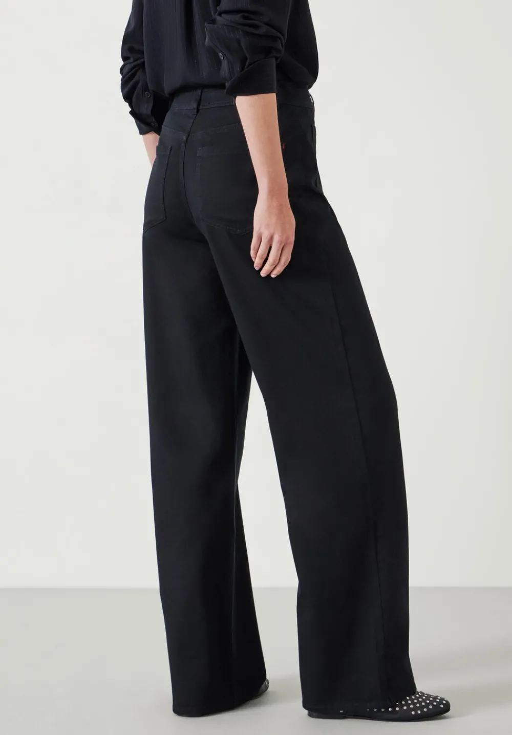 hush Trousers|Rowan Flared Trousers Black