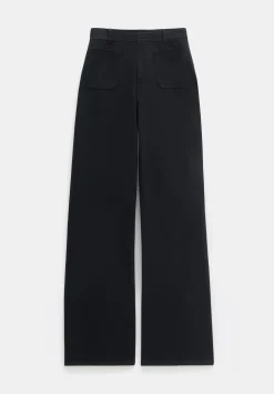 hush Trousers|Rowan Flared Trousers Black