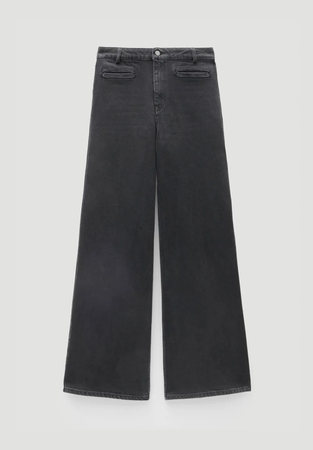 hush Jeans|Rowan Welt Pocket Flared Jeans Washed Black