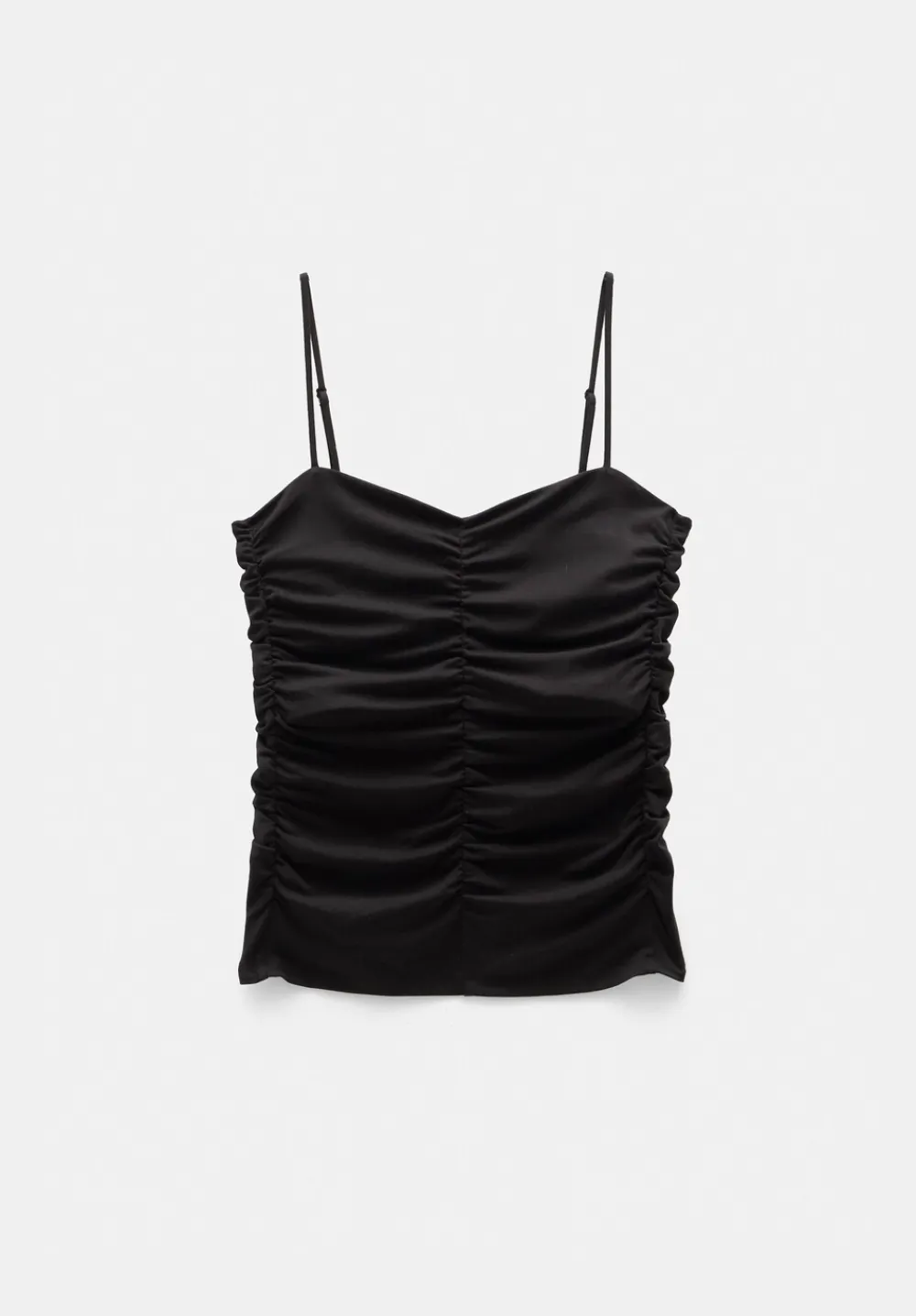hush Tops & T-Shirts|Ruched Front Cami Black