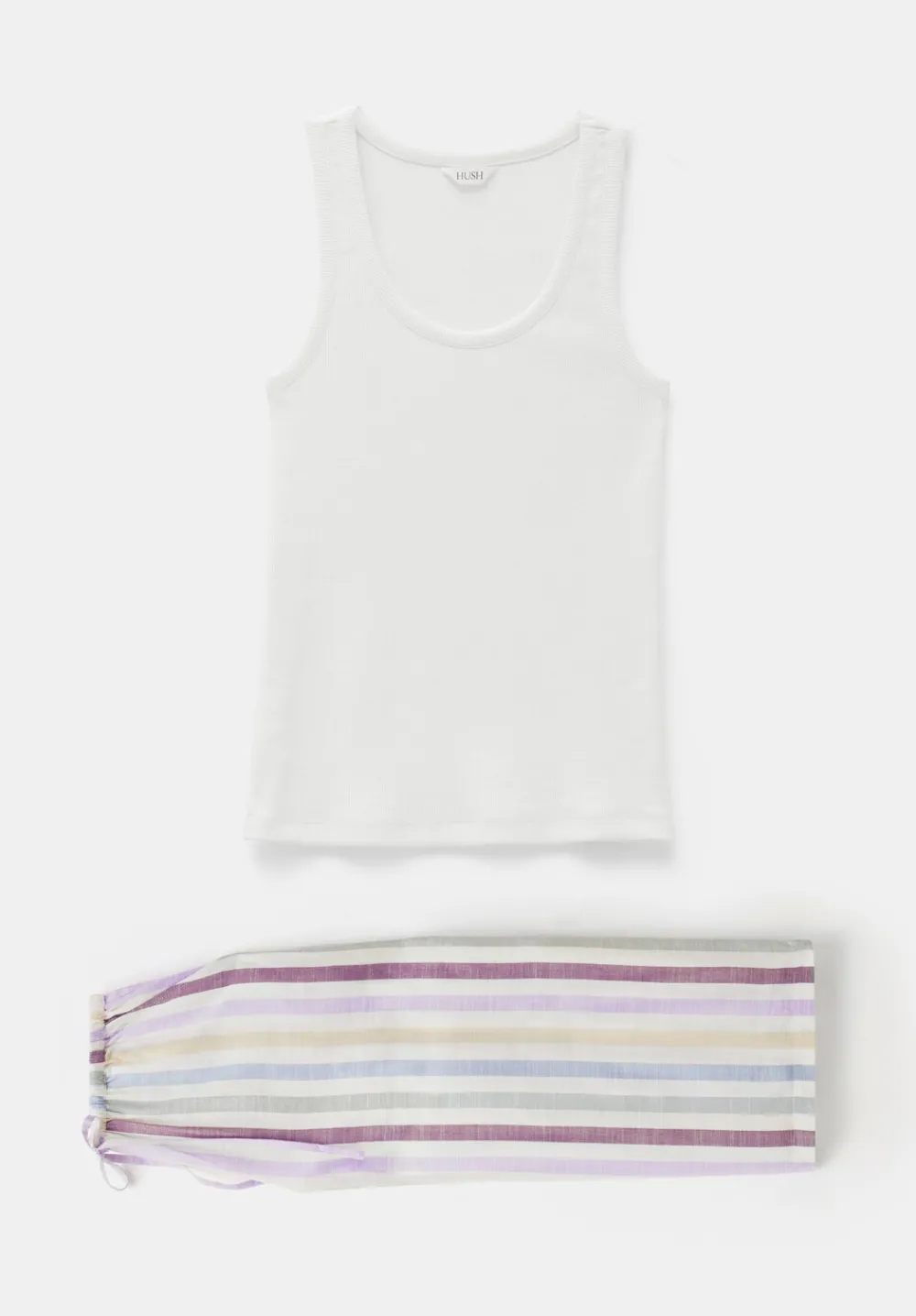 hush Pyjamas & Nightwear|Rudie Stripe Trouser Pyjama Set Multicolour Stripe