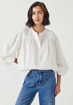 hush Shirts & Blouses|Samantha Blouse Natural Marl