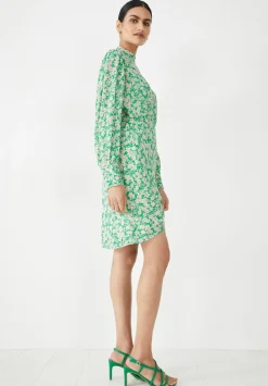 hush Dresses|Sammy Mini Dress Meadow Ditsy Green