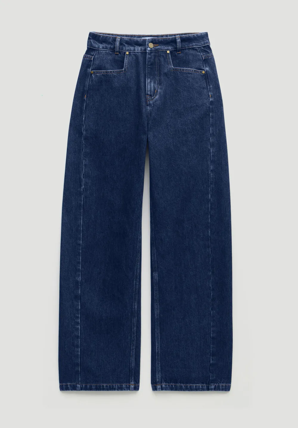 hush Jeans|Saskia Straight Seamed Jeans Rinse wash