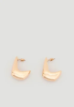 hush Jewellery|Sculptural Dome Earrings Gold