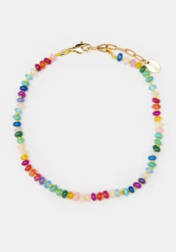 hush Jewellery|Semi Precious Beaded Anklet Multi colour