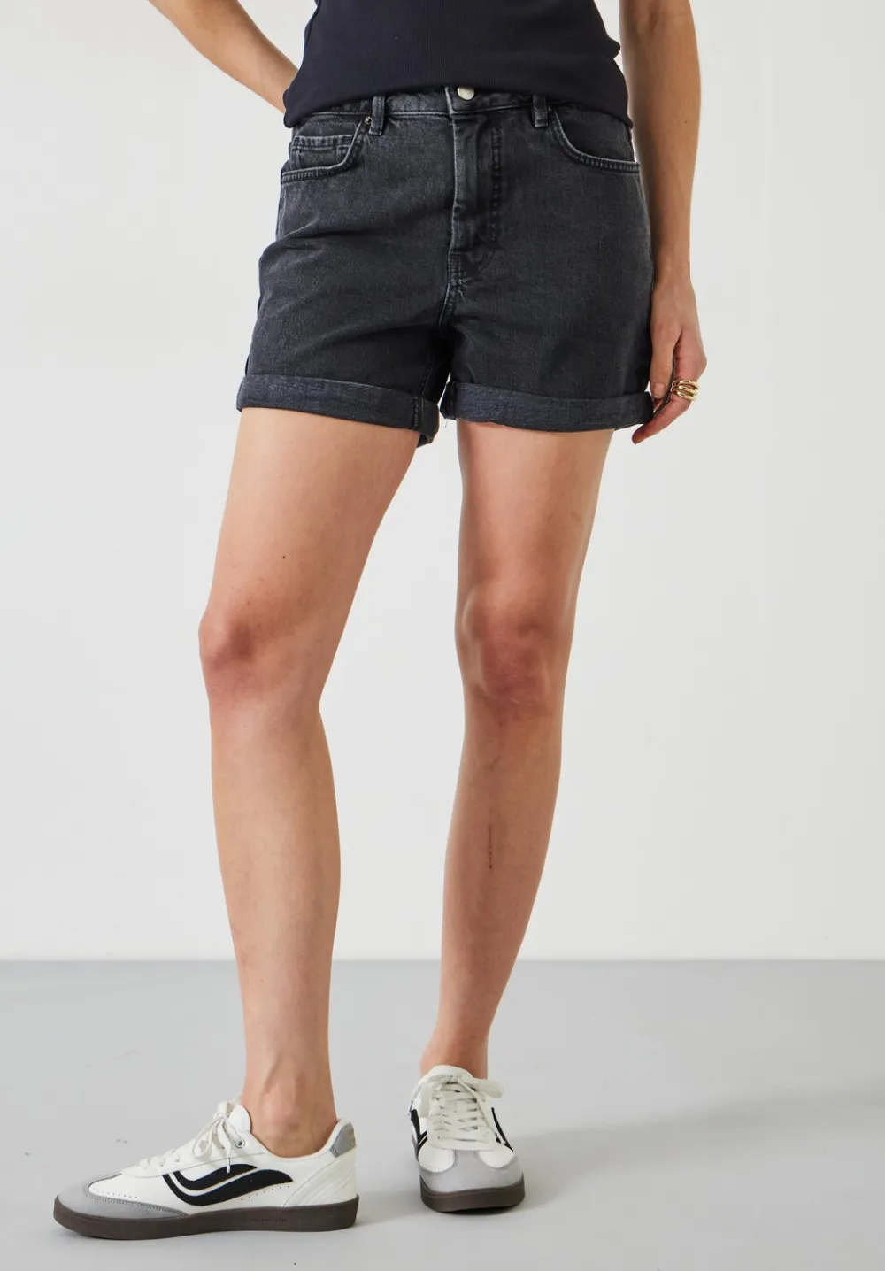 hush Shorts|Shorts Denim Shorts Washed Black