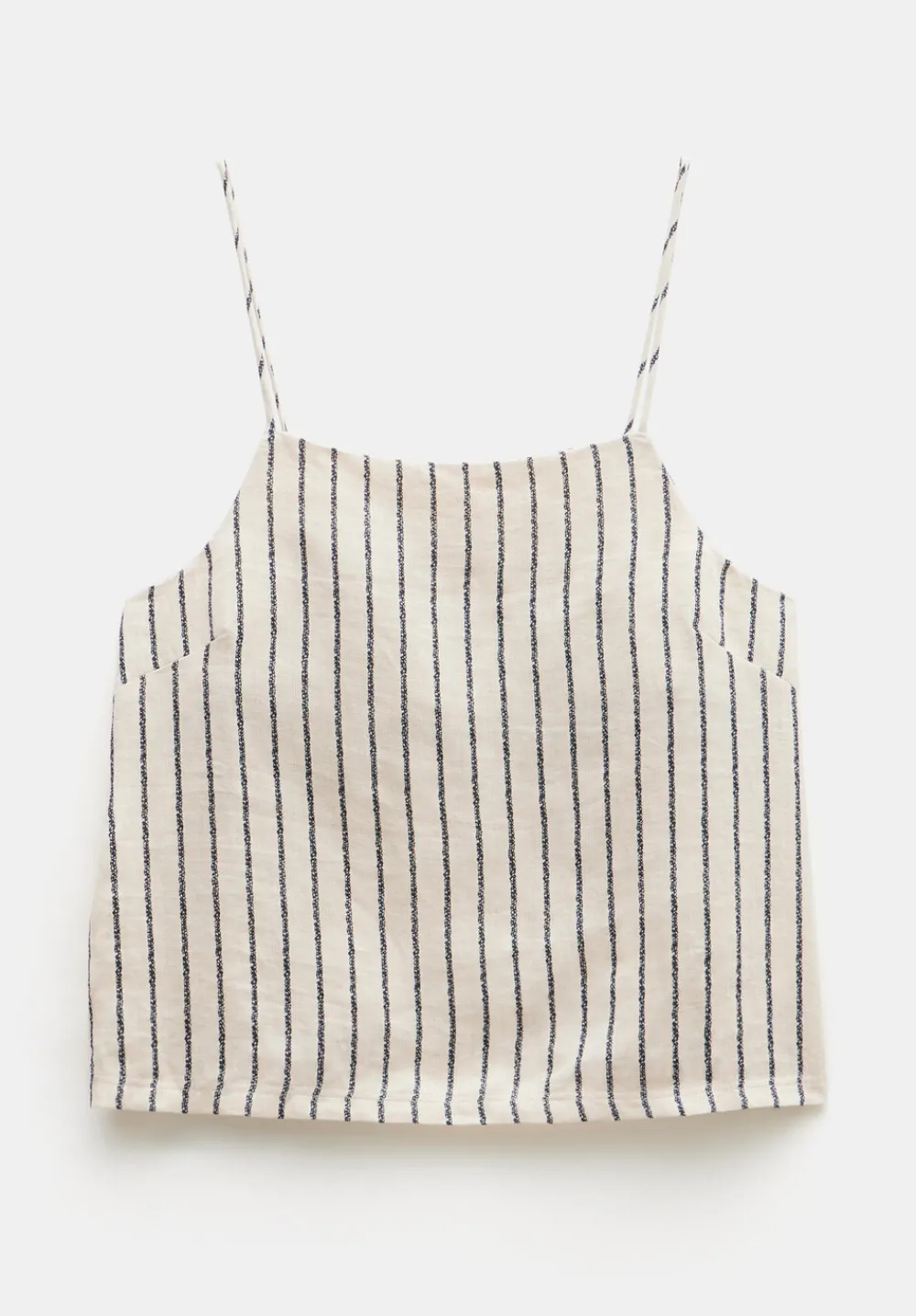 hush Tops & T-Shirts|Sian Stripe Linen Cami Speckle Stripe Navy