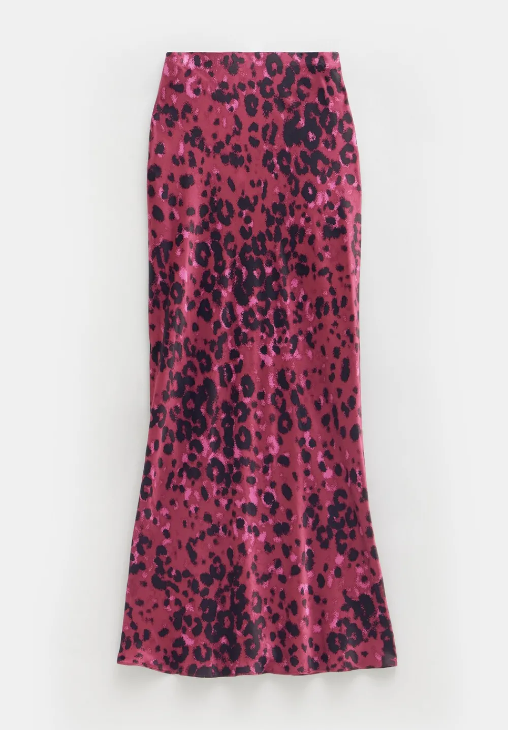 hush Skirts|Simone Slinky Midi Skirt Oxblood Animal Print