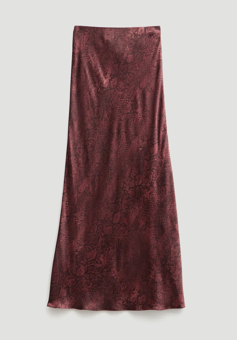 hush Skirts|Simone Slinky Skirt Snake Print Brown