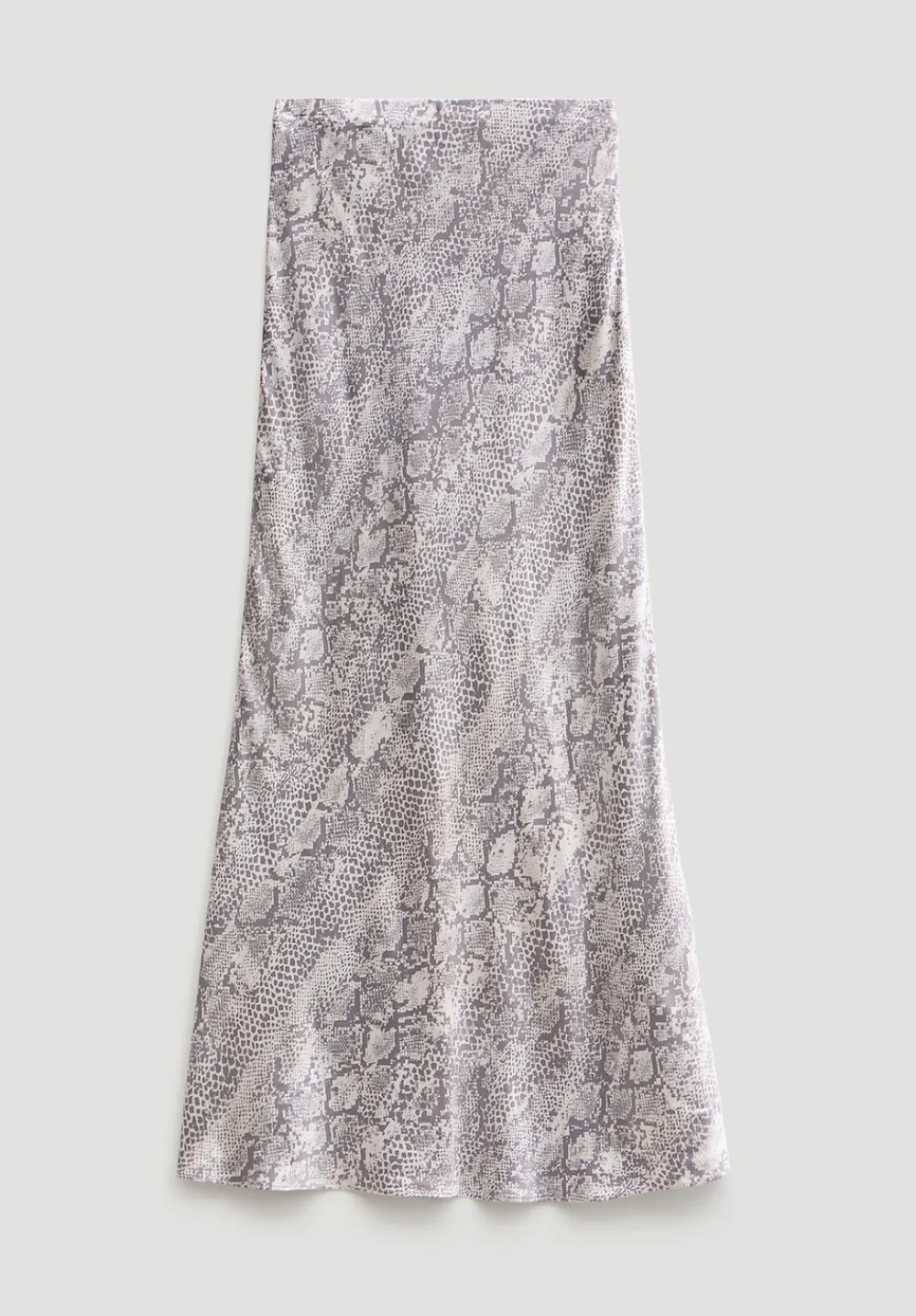 hush Skirts|Simone Slinky Skirt Natural Snake Grey
