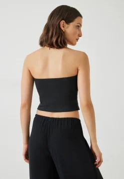hush Tops & T-Shirts|Skylah Bandeau Top Black