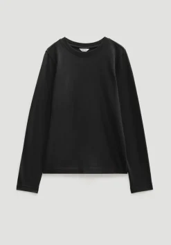 hush Tops & T-Shirts|Slim Long Sleeve T-Shirt Black