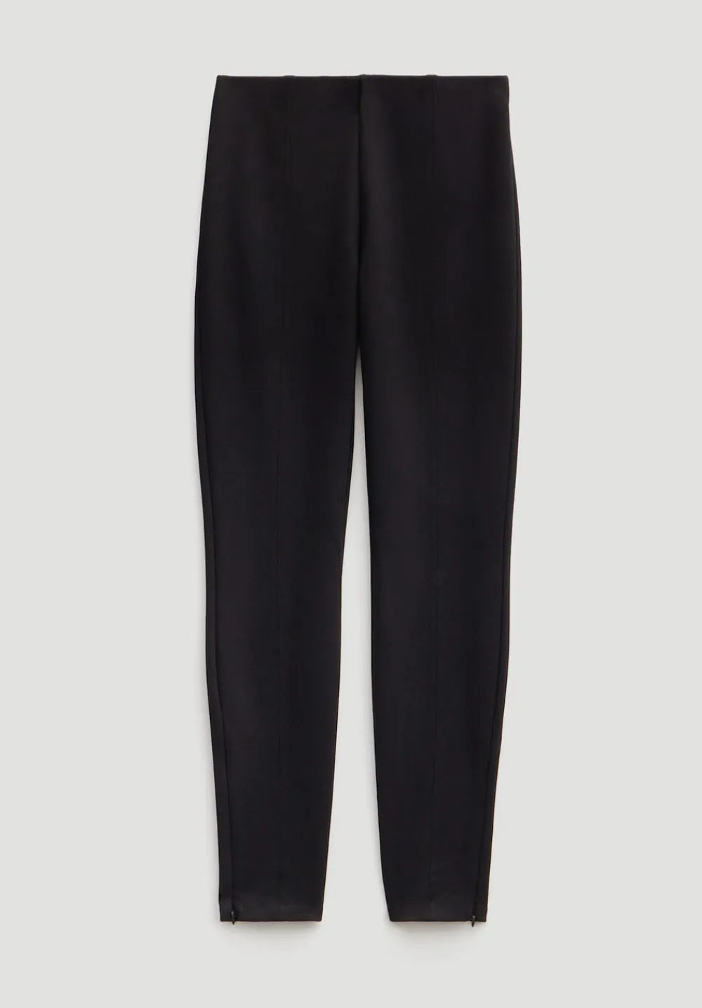 hush Joggers & Leggings|Slim Ponte Zip Detail Cigarette Trouser Black