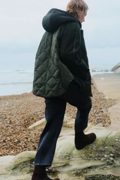 hush Jackets & Coats|Sloane Quilted Jacket Green