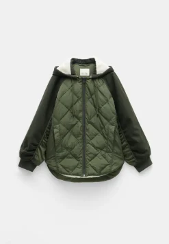 hush Jackets & Coats|Sloane Quilted Jacket Green