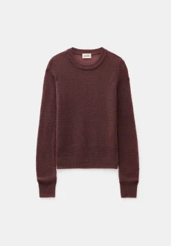 hush Jumpers & Cardigans|Soft Mesh Knitted Jumper Fudge Brown