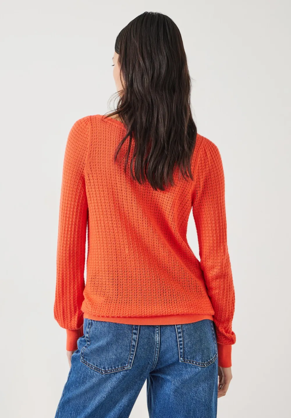 hush Jumpers & Cardigans|Sophia Boat Neck Lightweight Jumper Coral